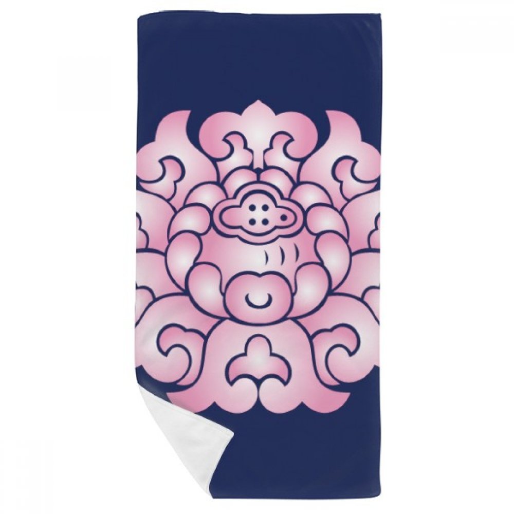 Serviette de bain fleur de lotus pour un instant de douceur pure