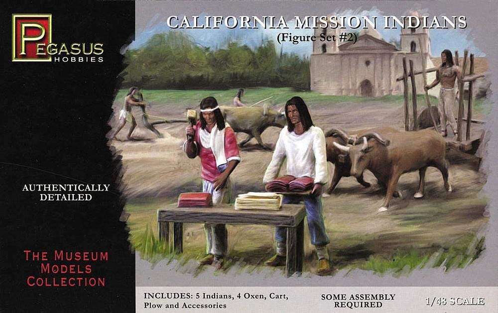 Pegasus SpieleHobby 1/48 CA Mission Indians Set 2