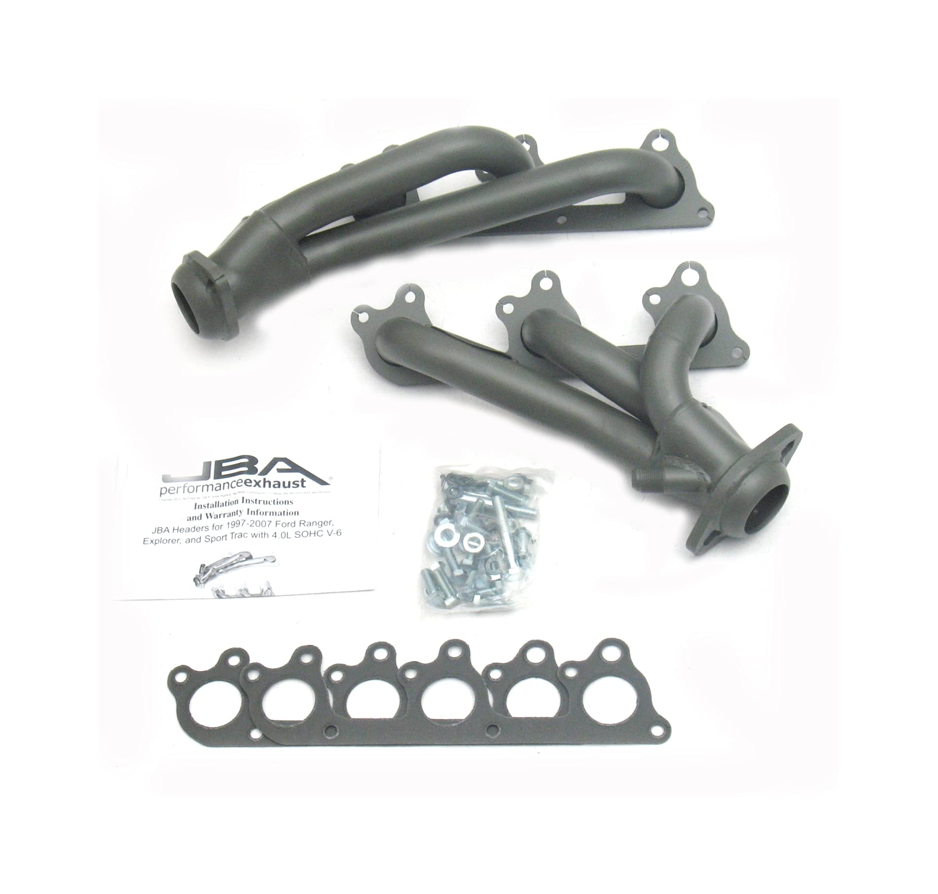 JBA 1674S-1JT 1-1/2-Inch Shorty Stainless Steel Titanium Ceramic