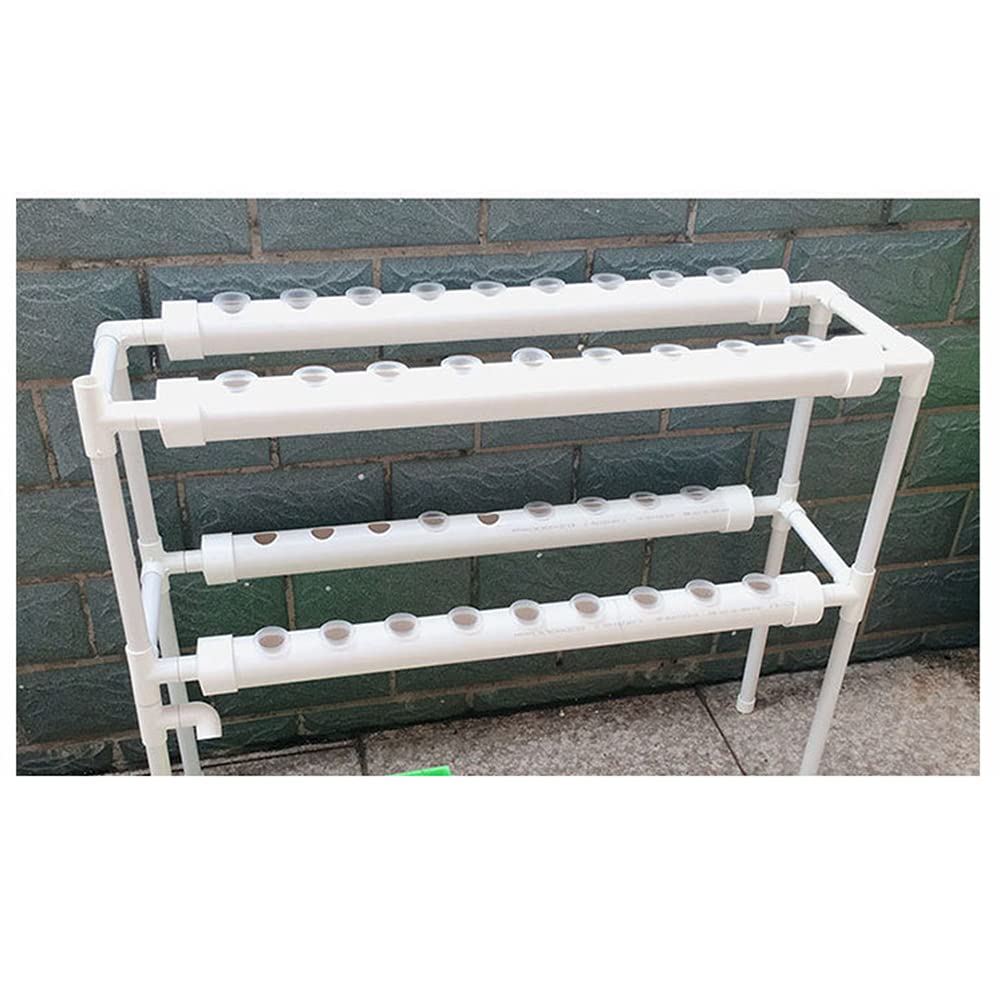 2 Layer Hydroponische Systeme 36 Plant Sites Plant Vegetable Hydroponic System Automatisches Bewässerungssystem für Balkon 95 x 30 x 65 cm