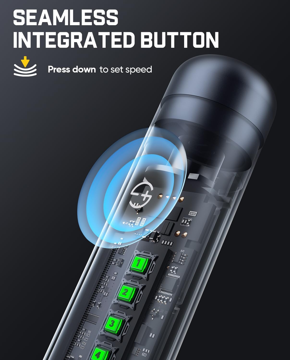 Fanttik F2 Master Kit Mini Cordless Rotary Tool, 5 Speed, 25000 RPM Engraving Pen, 28 Accessories for 3D Printed Finishing, Sanding, Polishing, Drilling, Carving, Precision DIY in Flip-Top Case