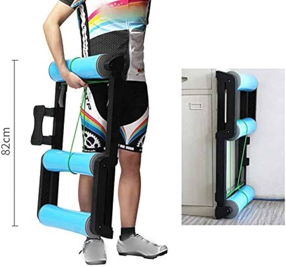 Rodillo de entrenamiento de bicicleta para interiores, se adapta a bicicletas de carretera y montaña, estación de entrenamiento en casa