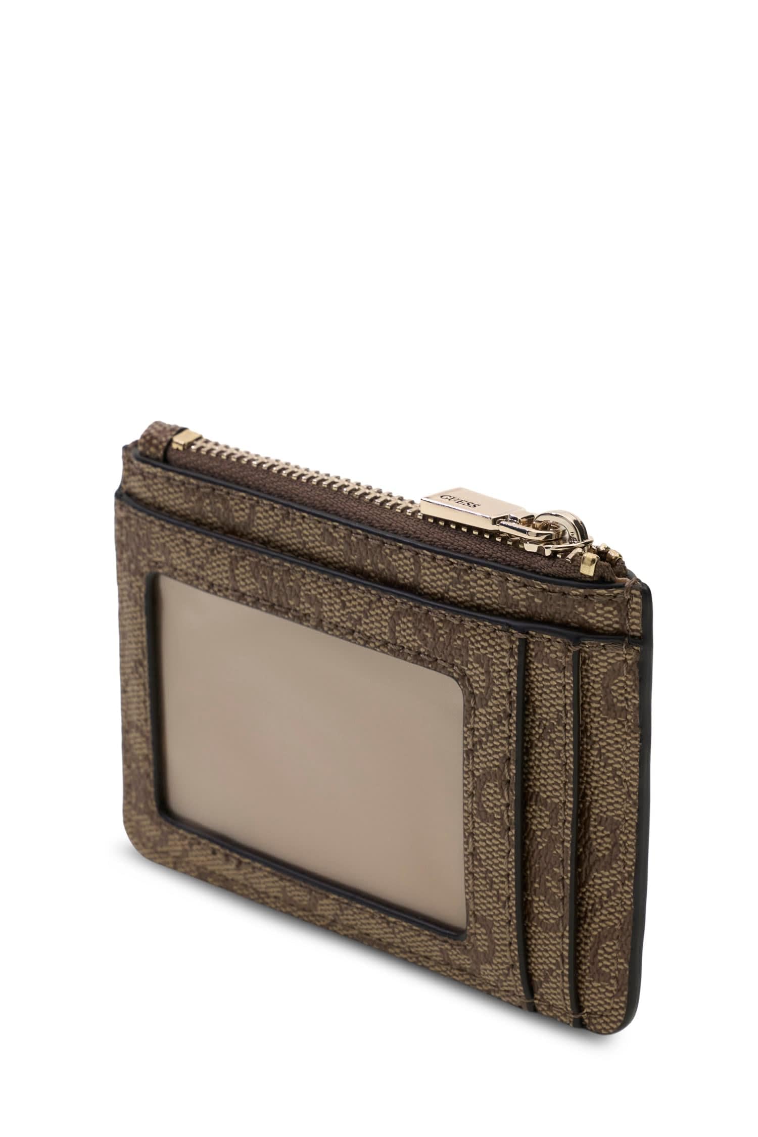 Guess Damen Kartenetui Laurel Ii SLG Credit Card Case Beige
