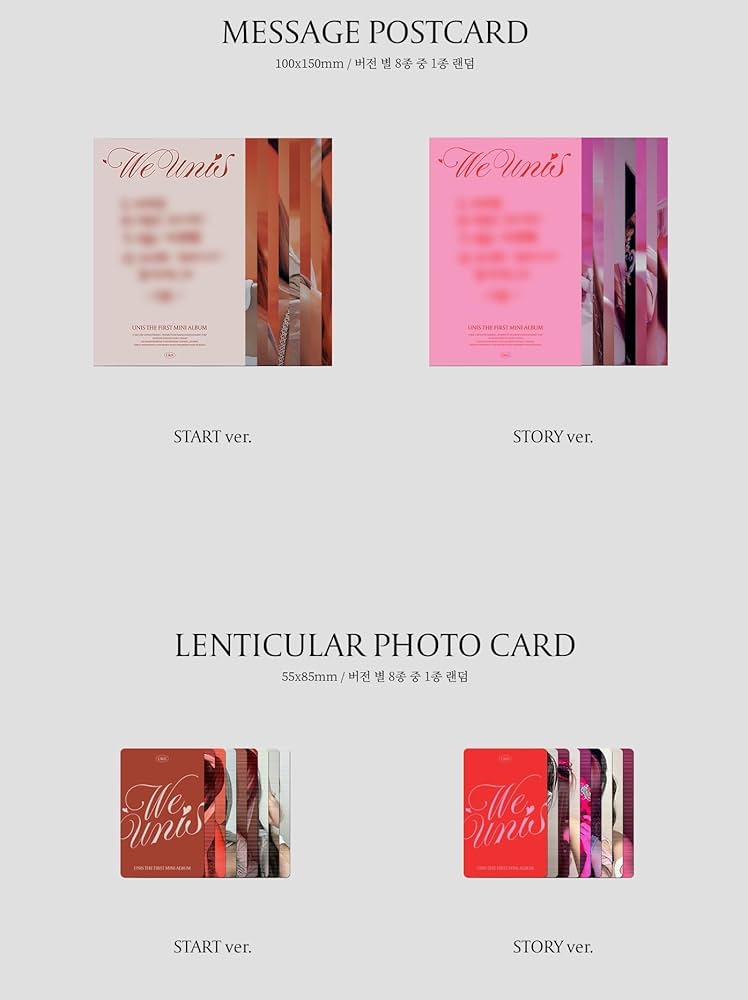 UNIS ユニス1st Mini Album \"WE UNIS\"サイン入りチェキ 3月13日更新) UNIS The 1st Mini Album 'WE UNIS' 販売