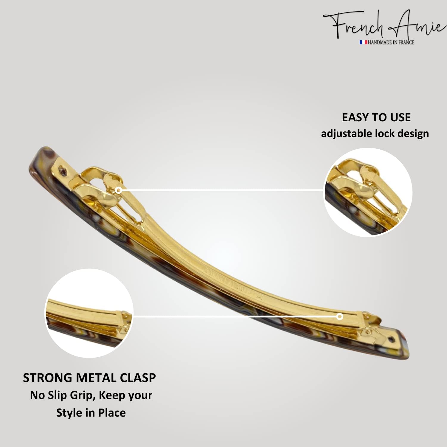Amazon.com : French Amie Long and Skinny Bar Silver Onyx 