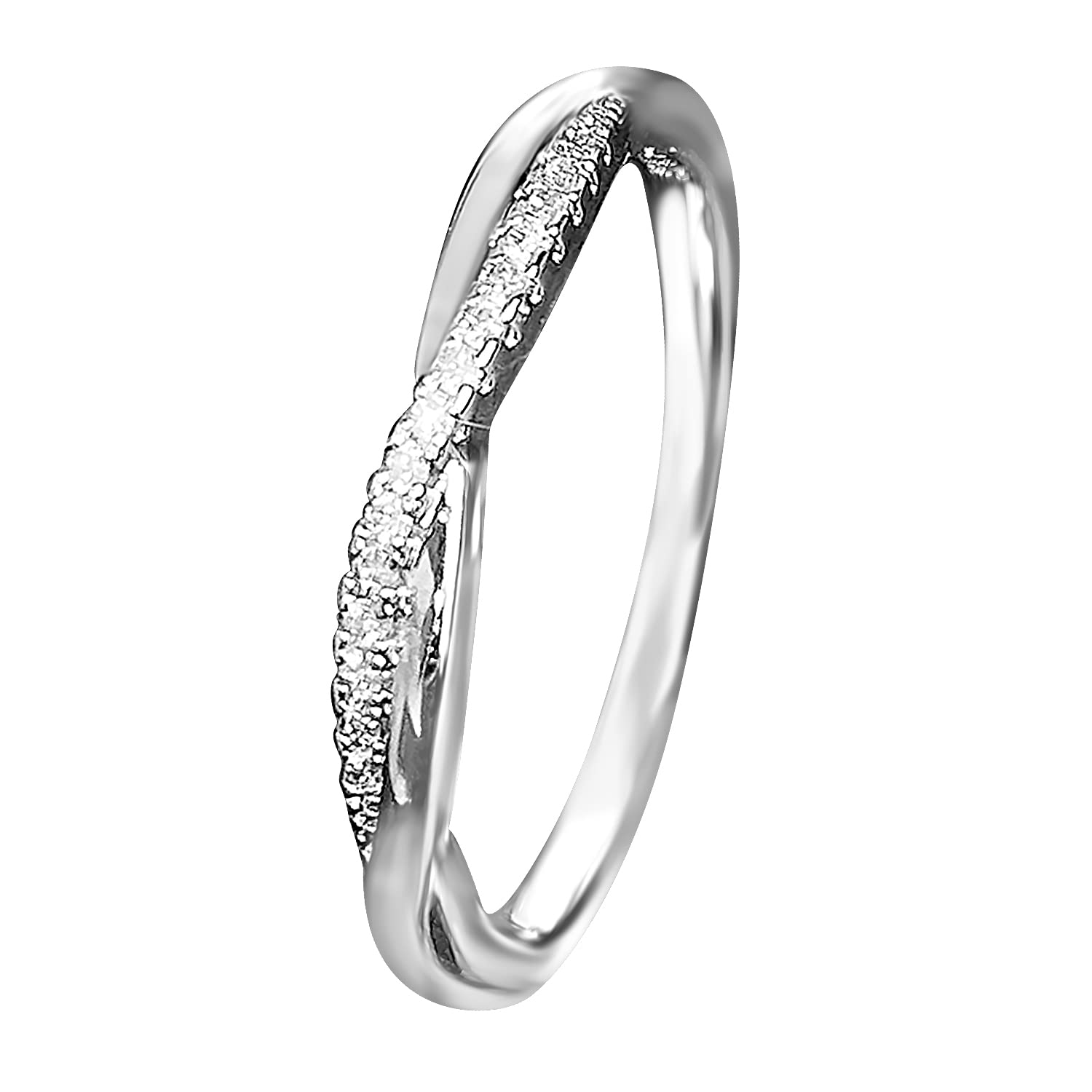 Peora American Diamond Studded Silver Plated Finger Ring Fashion Wear Stylish Jewellery Gift for Girls & Women (PX8R106-7) (B0BTPQWYND) Amazon Price History, Amazon Price Tracker