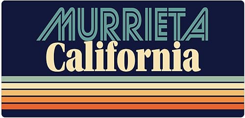 Miniatura 1 de Murrieta California - Imán para nevera (5 x 2.5 pulgadas), diseño retro