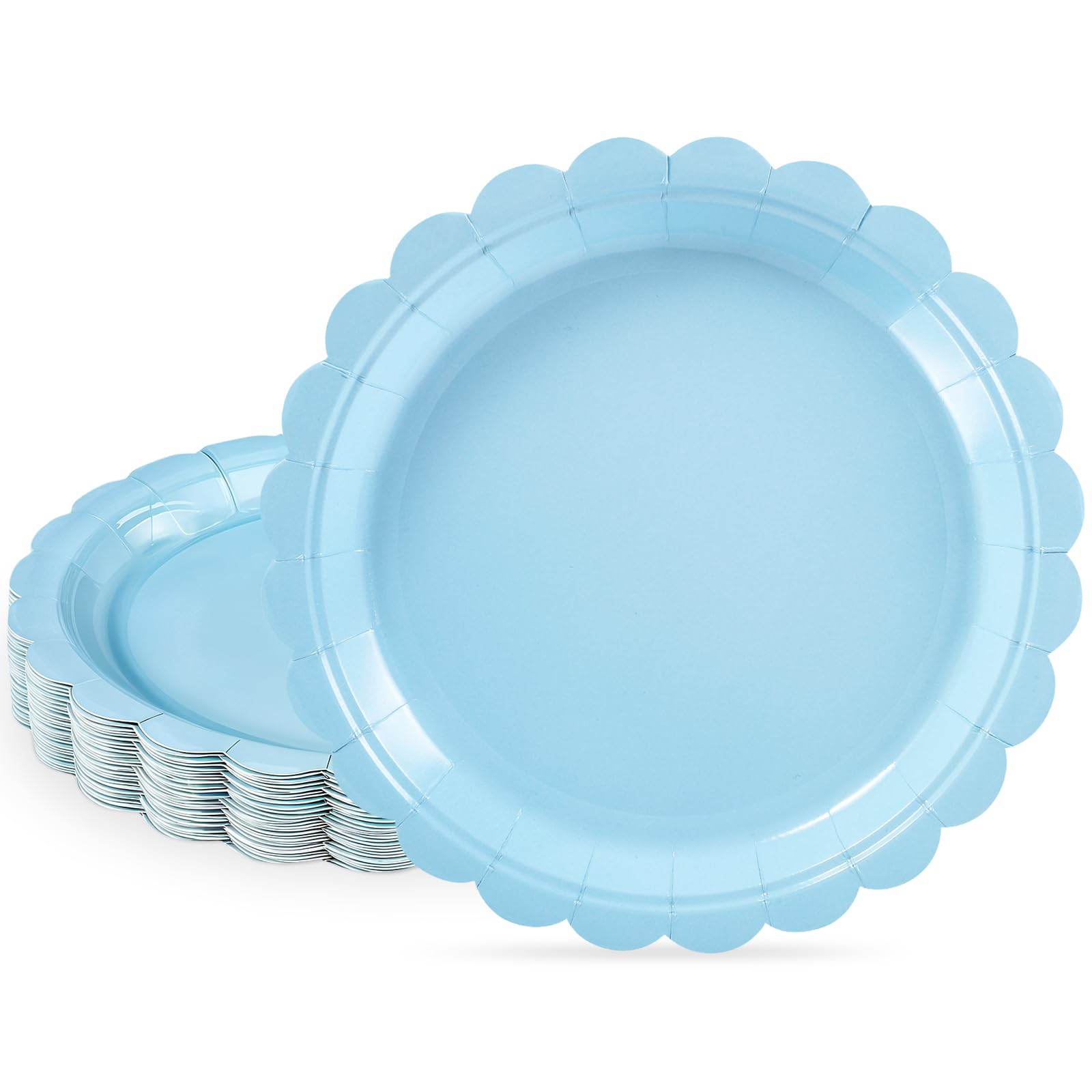 NatNarr Ivory Paper Plates - 30 Pack -23