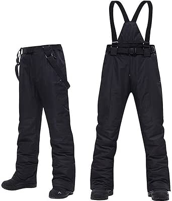 Peto Impermeable Hombre Pantalón Esquí Denim Con Tirantes