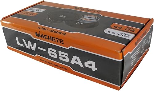 Miniatura 5 de Deaf Bonce Car Audio - Altavoz de bajo medio 6.5, 160 W, 4 ohmios, serie Machete LW-65A4