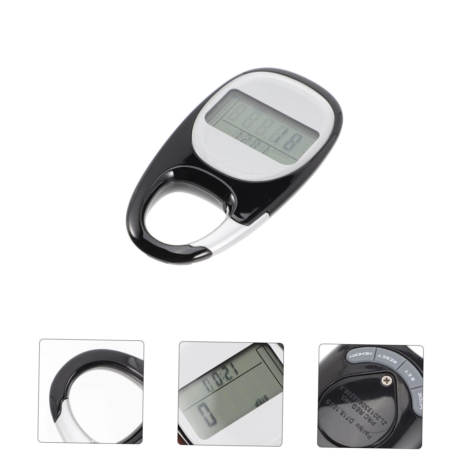 Toddmomy Contapassi Semplice Contapassi Sportivo Contapassi Contapassi Contapassi Per Camminare Orologio Con Contapassi Contapassi Comodo Portachiavi Contapassi Pas Abs