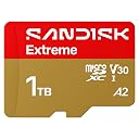 SanDisk 1TB Extreme microSD UHS-I Card, Up to 245MB/s Read and 170MB/s Write, 5.3K Video, 4K UHD, High-Performance for Action Cams, Drones, Android Devices, SDSQXH9-1T00-GZ6MA gallery image