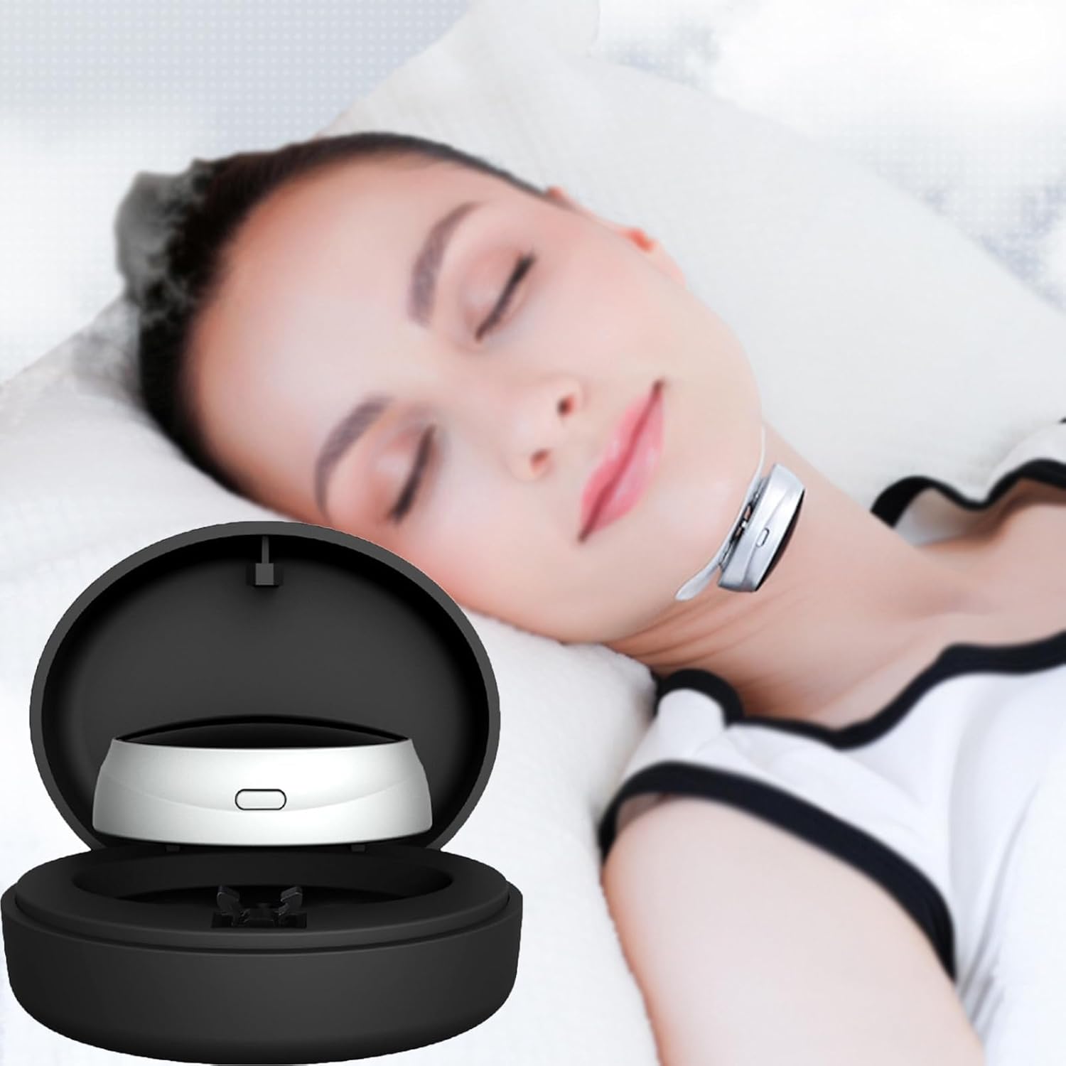 Smart Throat Anti Snoring Device That Work for Sleep Apnea Snore