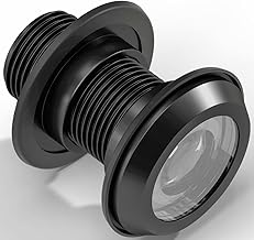 LAPO Door Eye Viewer for Home Security 180 Degree Wide Angle Peephole with HD Clear Lens, Durable Metal Body, Easy Installation, Fits Most Doors - Black (Pack of 1)