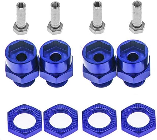 Miniatura 4 de GTHELE Adaptador de cubo hexagonal de rueda de 0.472 in a 0.669 in conversión para 110 RC Car y actualización de neumáticos 18