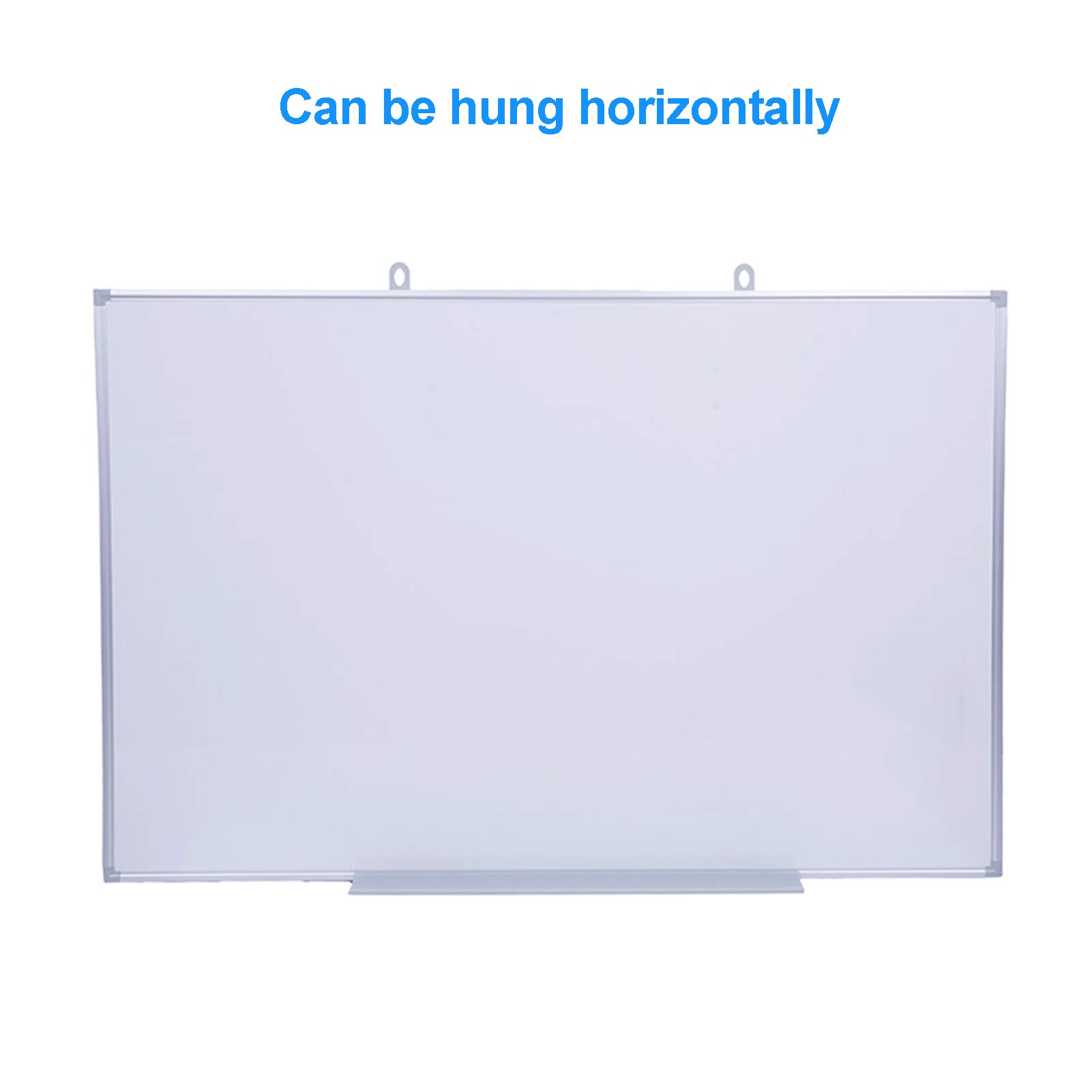 Tablica magnetyczna jednostronna tablica suchościeralna do montażu na ścianie ramka ze stopu aluminium z ruchomym haczykiem i obsadką do pióra 60X90Cm