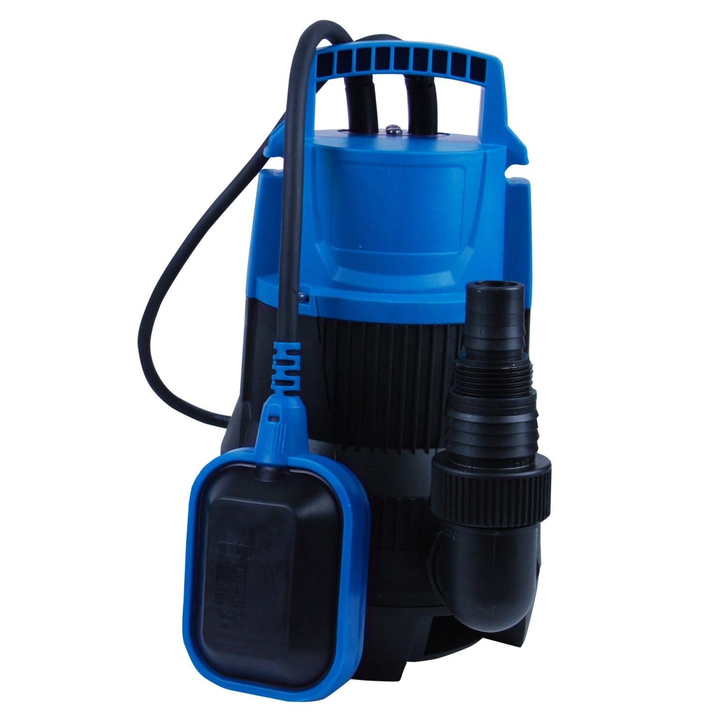 SPID'O - Bomba de Achique 400W - 9 m3/h - Aguas Cargadas - Partículas 30 mm - Altura Máx 5,5 m - Compacta