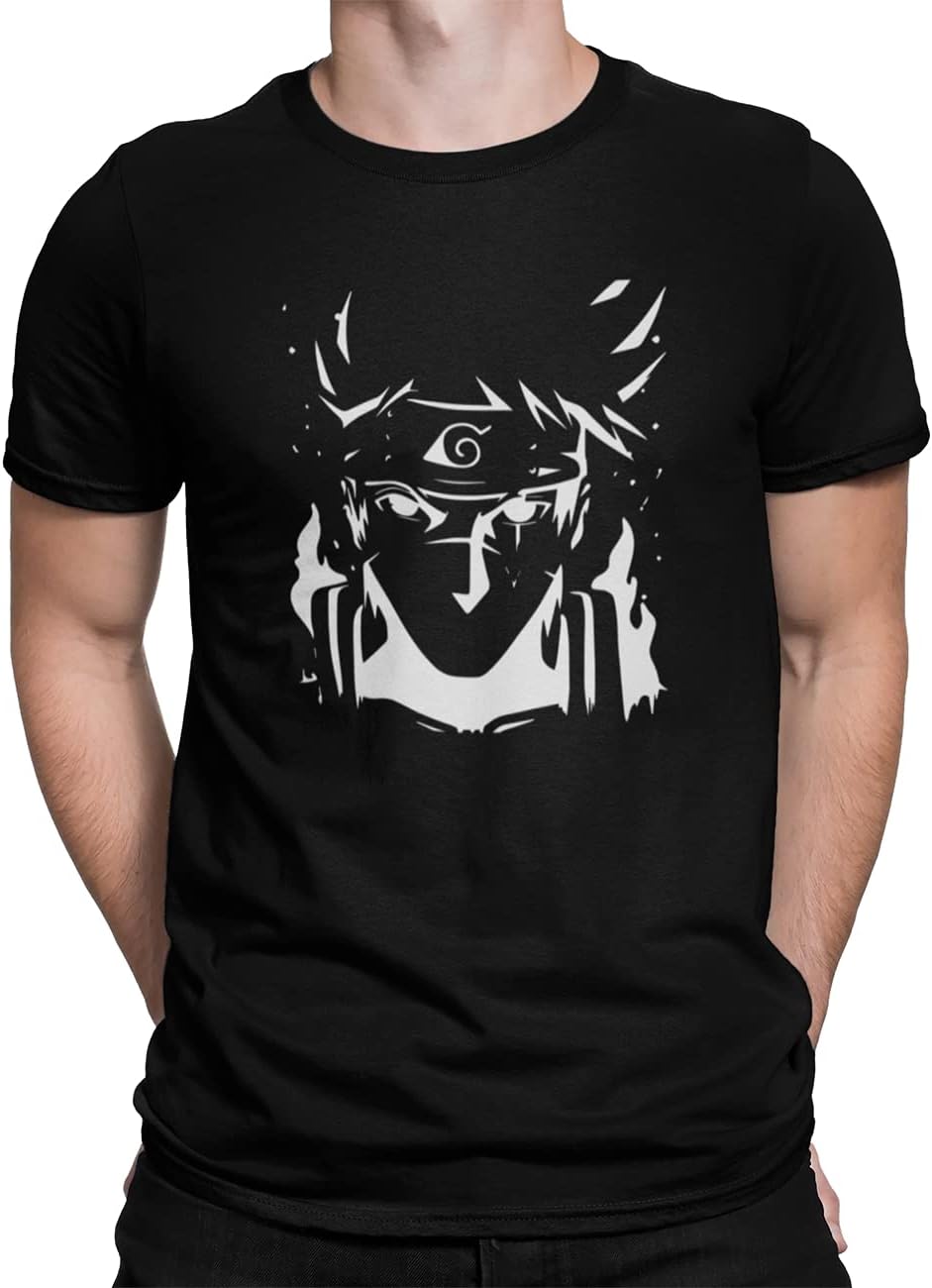 Liga FashionKakashi Male Black T-Shirt