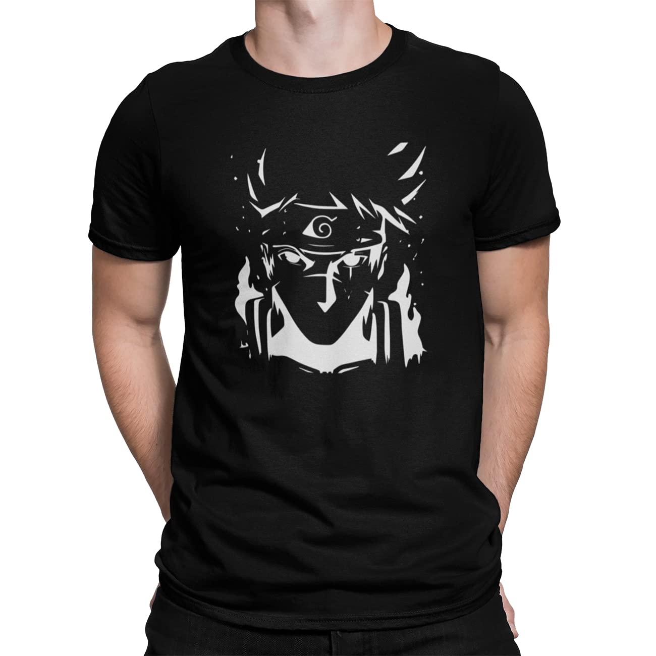 Liga FashionKakashi Male Black T-Shirt