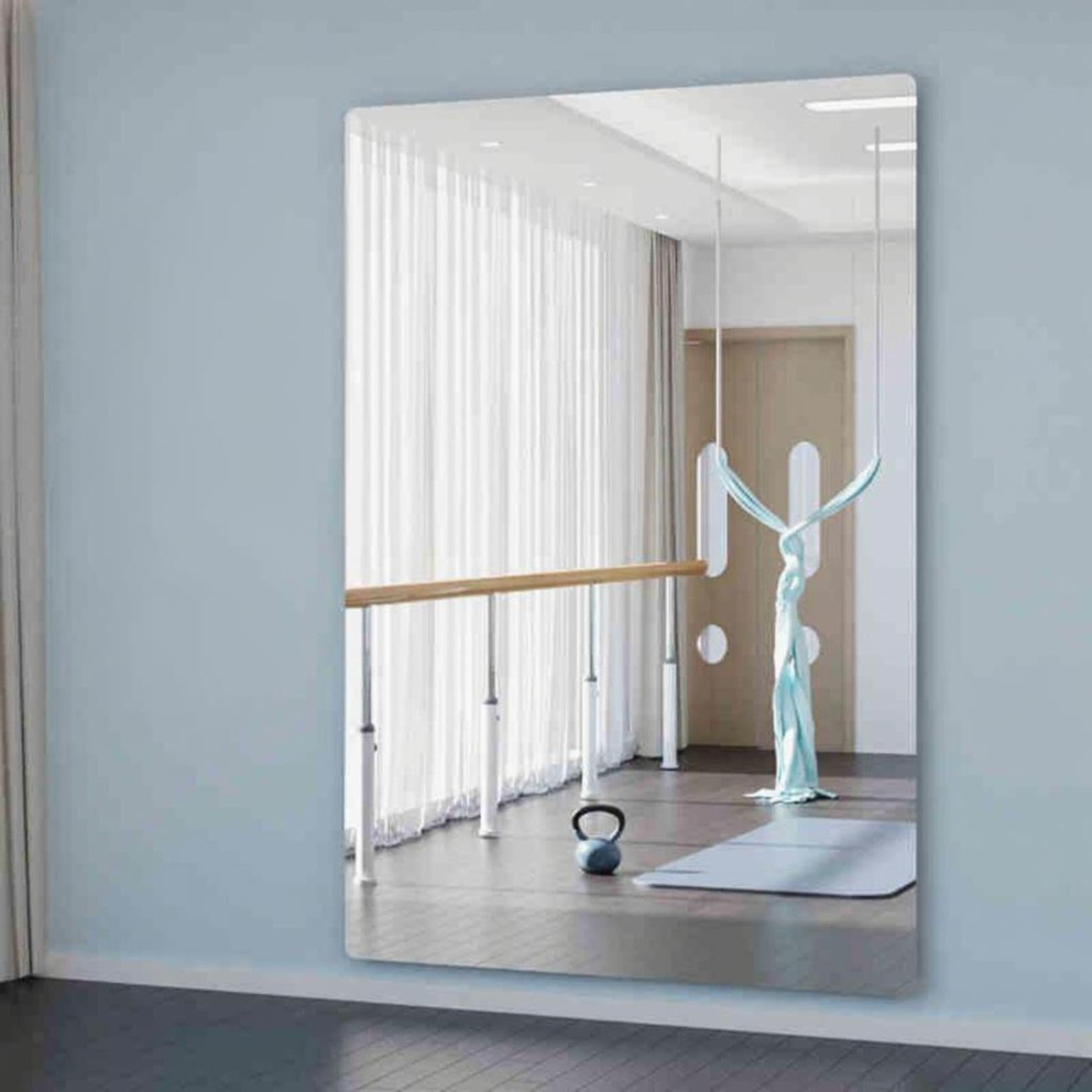 Full-Length Mirror, Frameless, Large, Dance Studio, Stretching, Home Gym 40 * 100cm-image-35