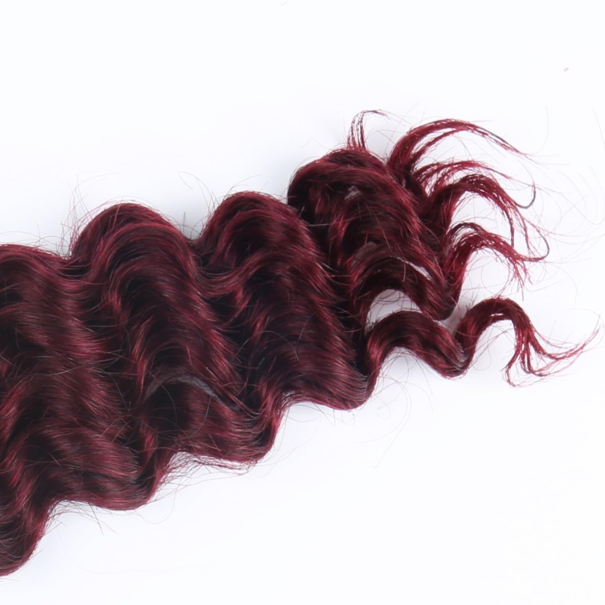Unipearl Deep Curly Bulk Human Hair for Braiding 100g 2 Bundles 18 Inch Boho Braids Hair Extensions - Image 4