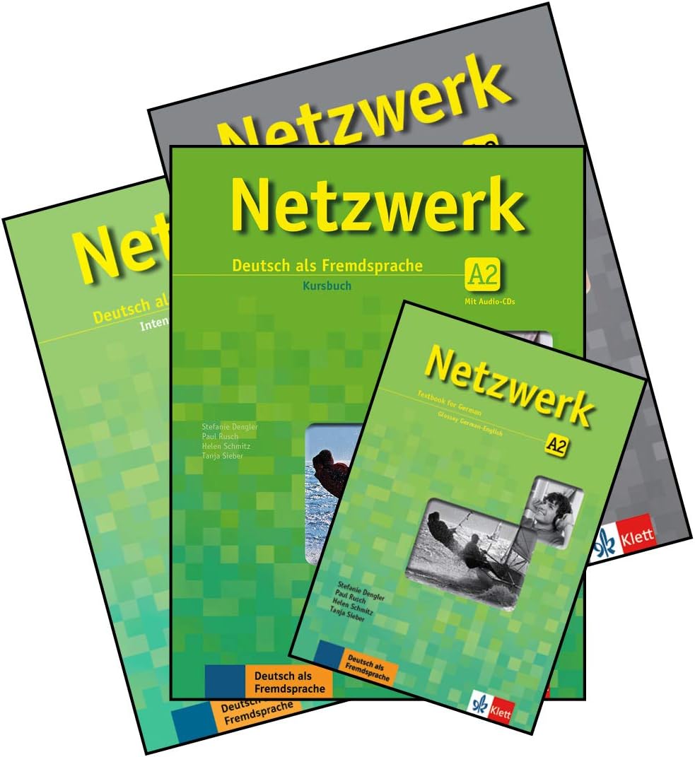 Netzwerk A2 Textbook + Workbook + Glossar + Intensivtrainer (Audio Downlodable)