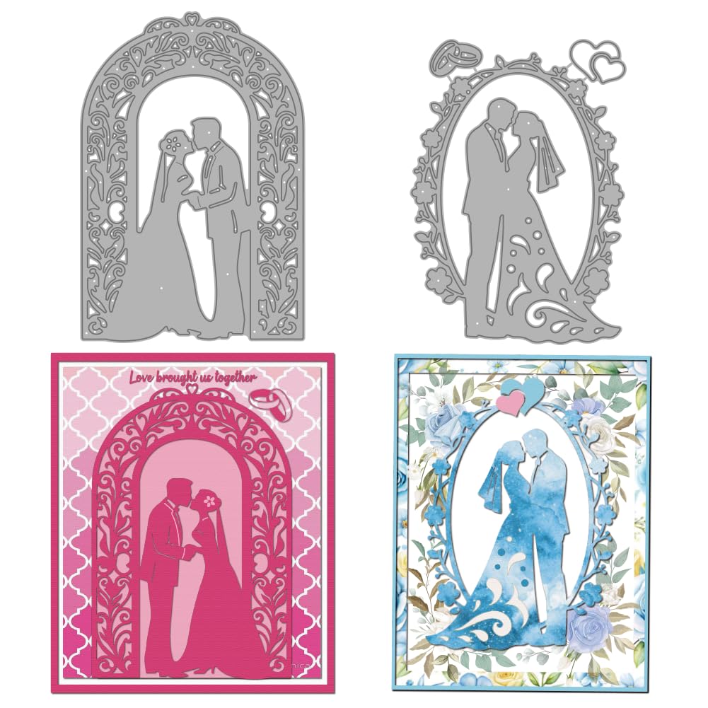 Matrices de découpe romantiques mariés pour figer vos doux souvenirs