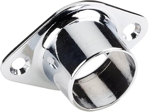 Miniatura 2 de Caja de 16 soportes de metal para armario de barra de armario de 1 pulgada, cromo pulido