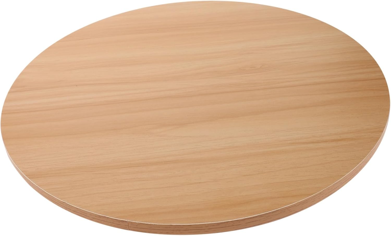 SUPVOX Thick Round Table Top Durable Desktop Replacement with Elegant Wood Finish for Dining Coffee Tables and Commercial Use for Home Office Hotel and Restaurant Settings