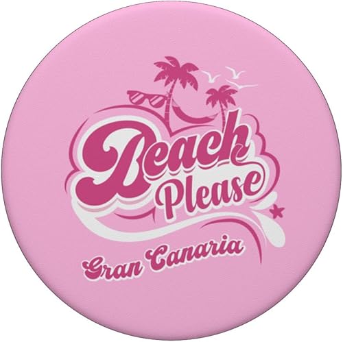 Miniatura 3 de Beach, Please. Gran Canaria Summer Holidays, Beach Vibes PopSockets Standard PopGrip