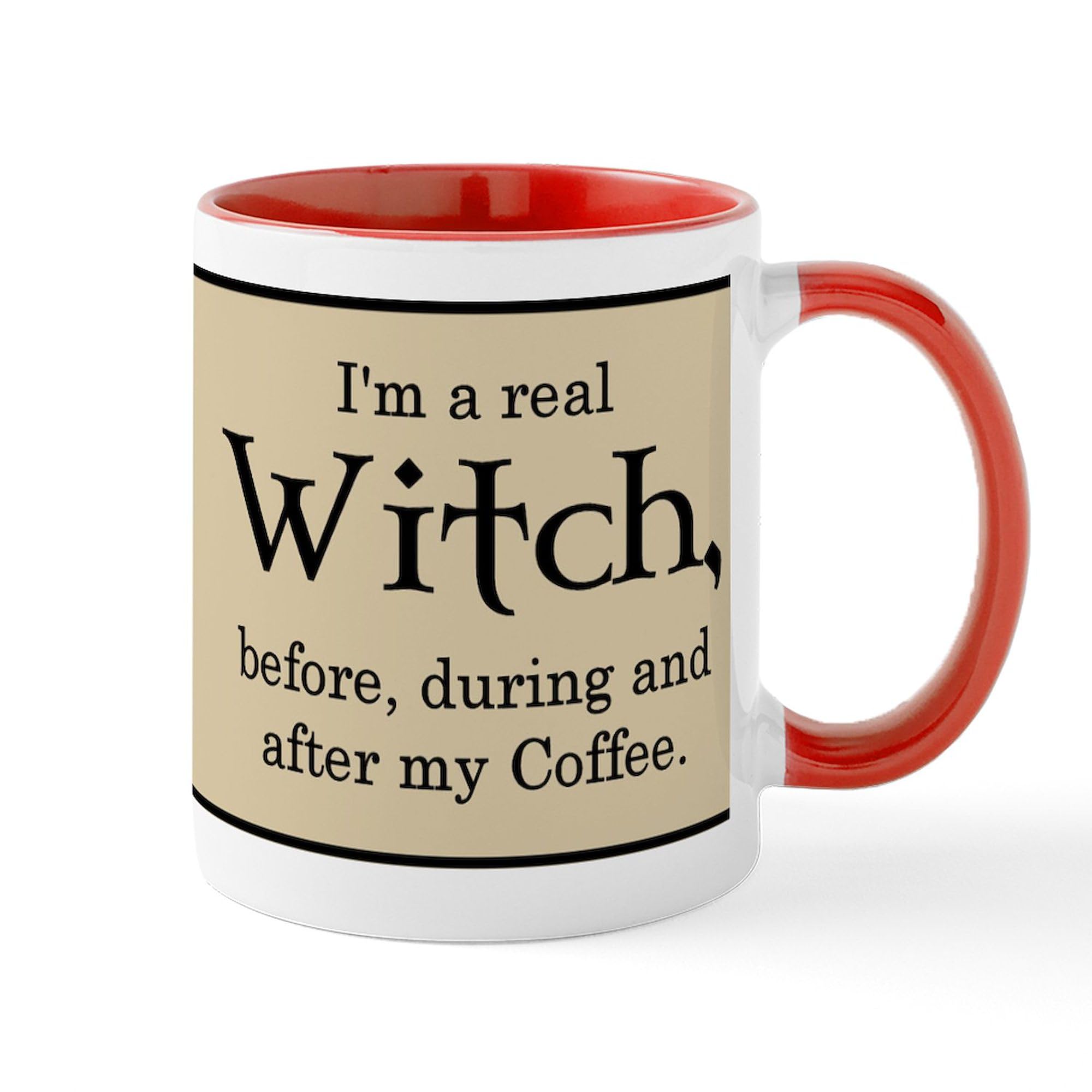 CafePress Coffee Witch Mug 11 oz (325 ml) Ceramic Coffee Mug