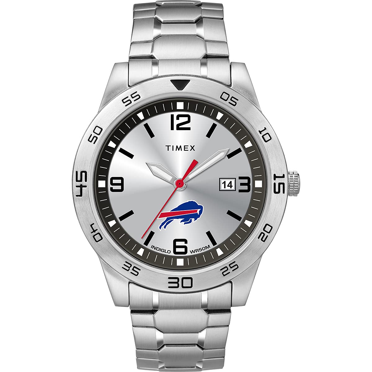 TimexTribute Men's Citation 42mm Quartz Watch with Stainless Steel Strap