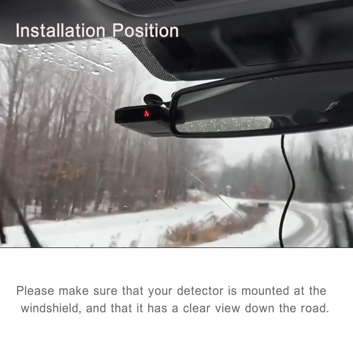 Rilevatore radar X/K/Ka Band & Laser Detection, rilevabile polizia Speed Trap Detector per auto LaserEye e False Alert Filtering S360 (KARADAR)