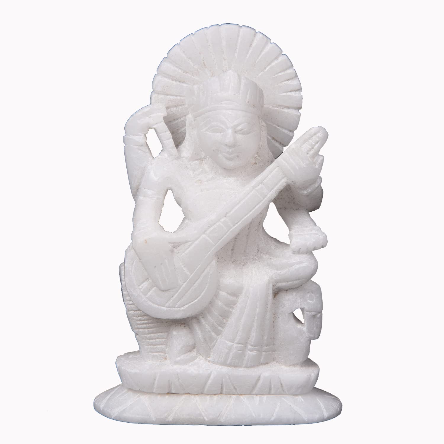 UMSAS(A Bihar Govt. Undertaking Handmade Marble Goddess Saraswati