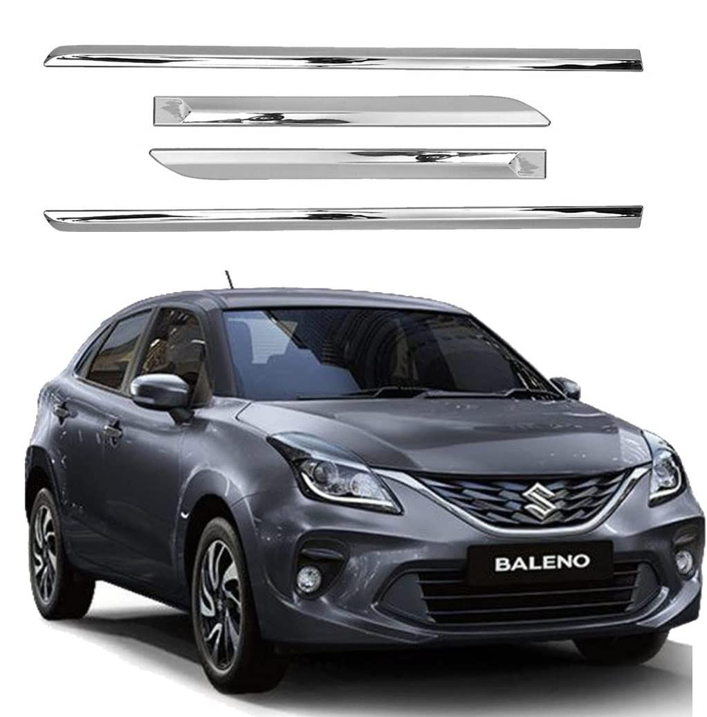 Car Door Side Beading Chrome for Maruti Baleno Type 2 (20192021
