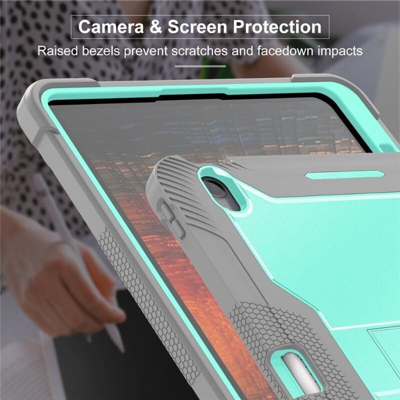 Coque iPad Air 11 M3 triple couche antichoc avec support vidéo