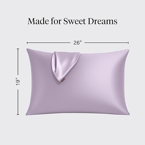 Vista 123 de Kitsch Funda de almohada de satén con cremallera para cabello y piel, tamaño Queen, más suave que la seda, paquete de 2 fundas de almohada 02.