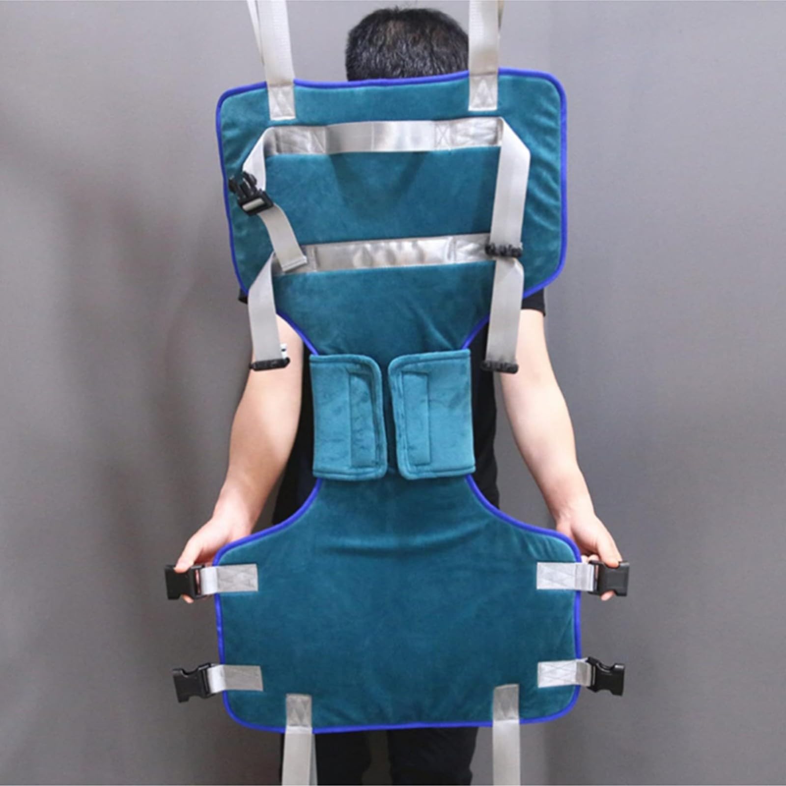 Arnés de transferencia de cuerpo completo con cintura ajustable, soporte de cuatro puntos, gran capacidad de carga de hasta 230 kg