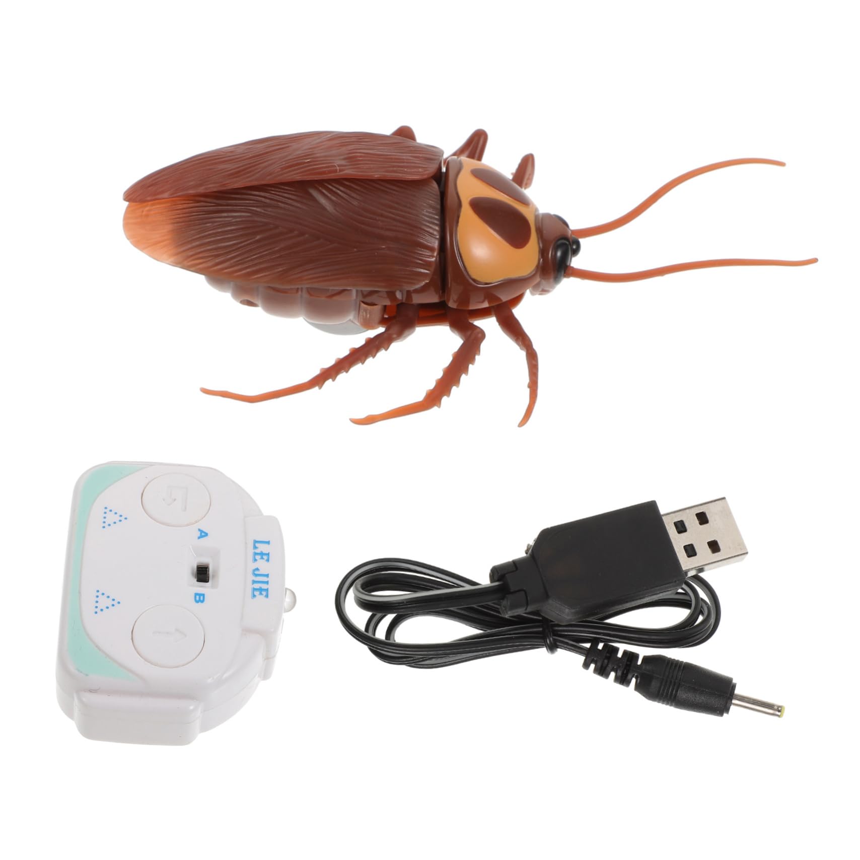 1Juego Juguete de Cucaracha Teledirigido con Bromas de Halloween Juguete Asustadizo Simulación Usar