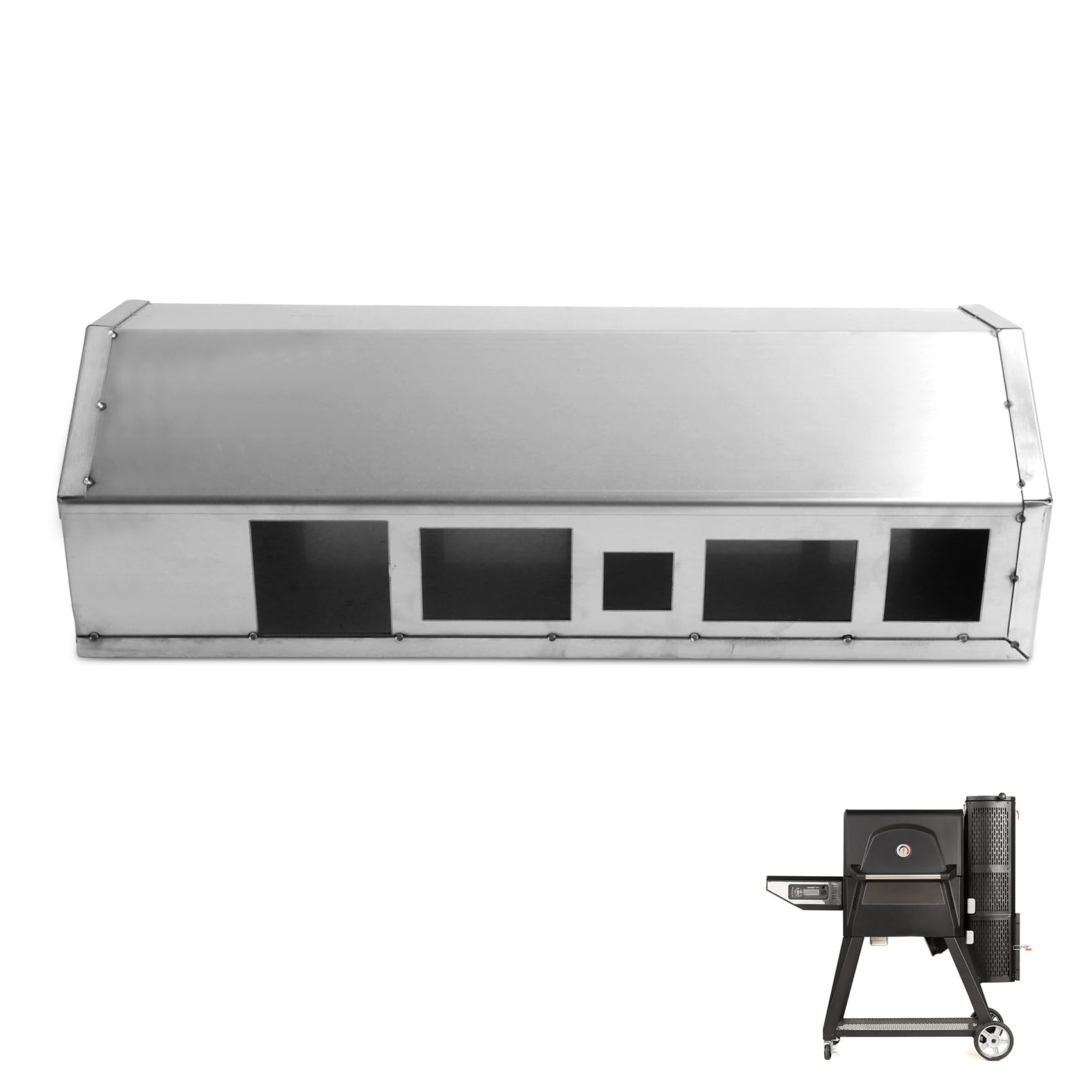 SafBbcue 9904190038 Heat Manifold for Masterbuilt Gravity Series 560 Digital Charcoal Grill Masterbuilt MB20040220 MB20041020 Grill Replacement Parts