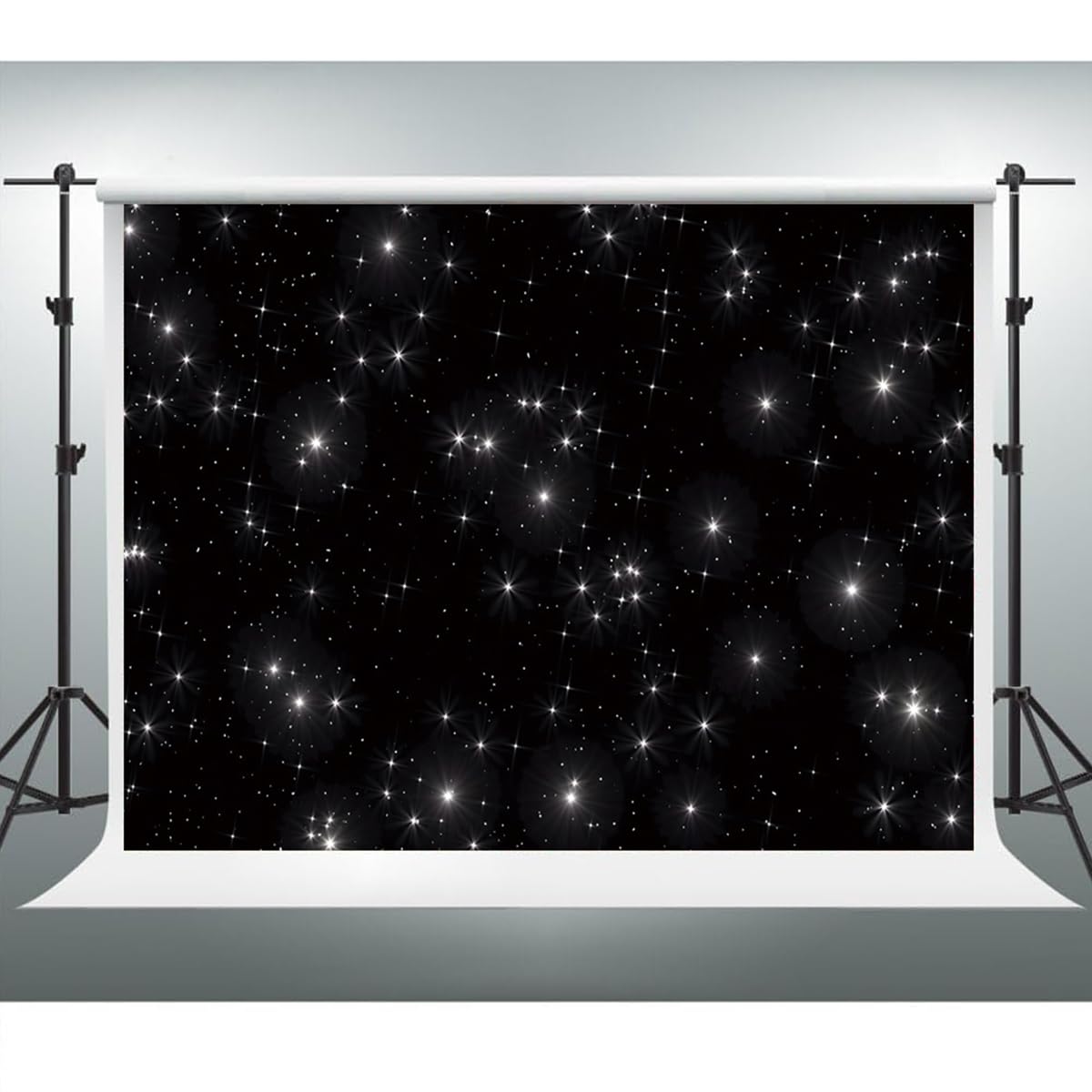 8x6ft Vinyl Backdrop YongFoto Night Sky Stars Backdrop 12x8ft Universe ...
