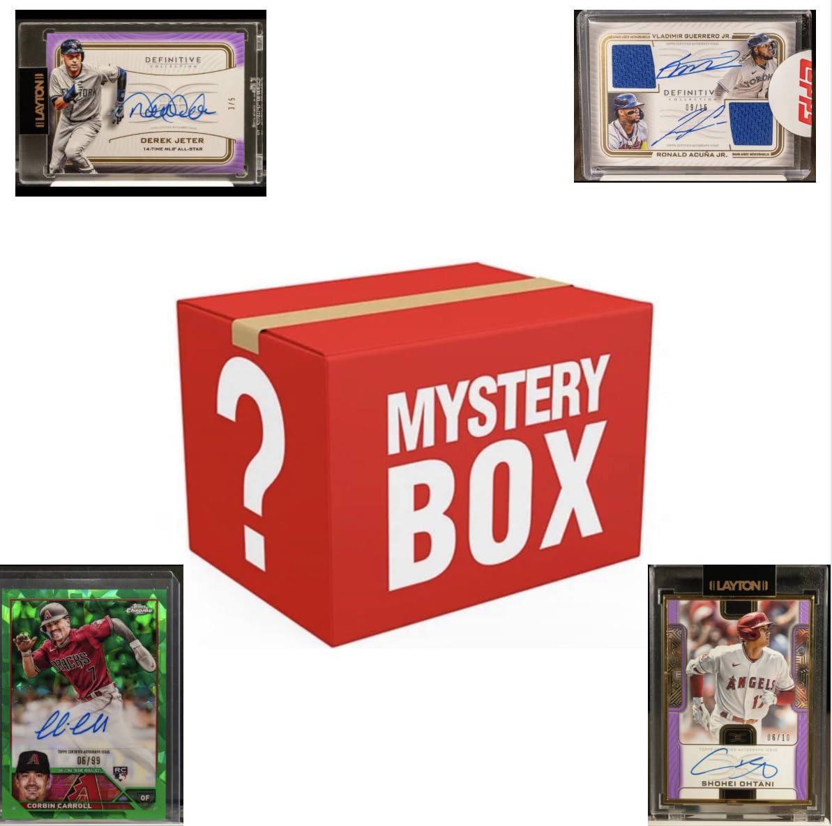 Amazon.com: Baseball Sports Mystery Pack | 25 Cards | 1x Autograph