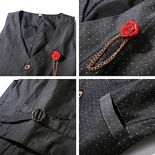 Nwada Boys Suit Toddler Dress Clothes Shirt with Bow Tie, Dress Pants Sets Kids Gentleman Outfit Suits - Image 6