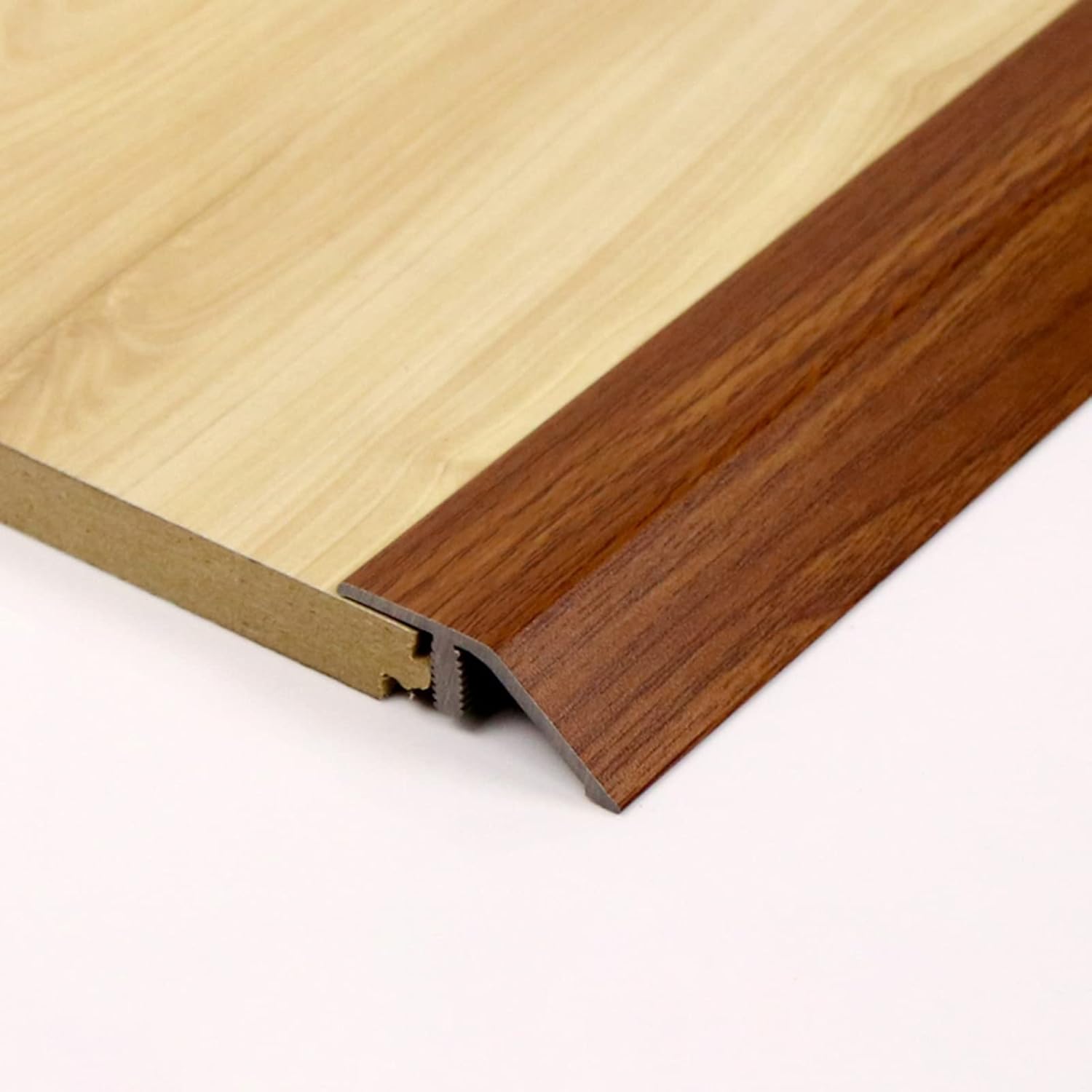 BEINME Door Transition Strip Threshold Cover,Wood to Tile PVC Floor Divider Strip,35 inch/40 inch/50 inch/55 inch Long (Color:Red,Size:120cm/47)