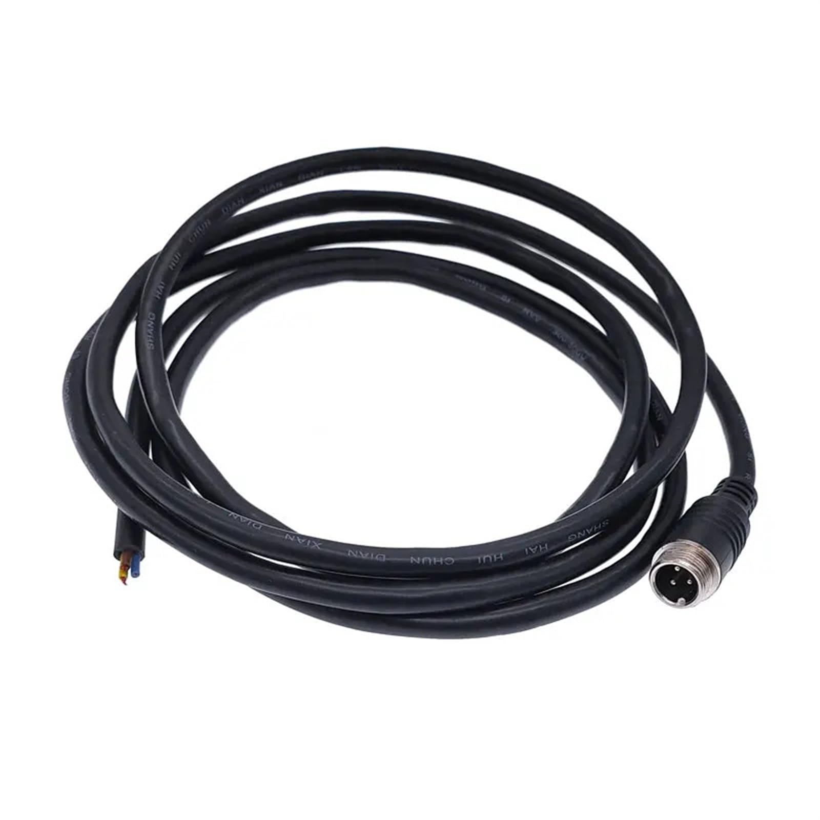 Conector GX12 de 3 pines macho con cable de 2m para una transmisión sin cortes 8