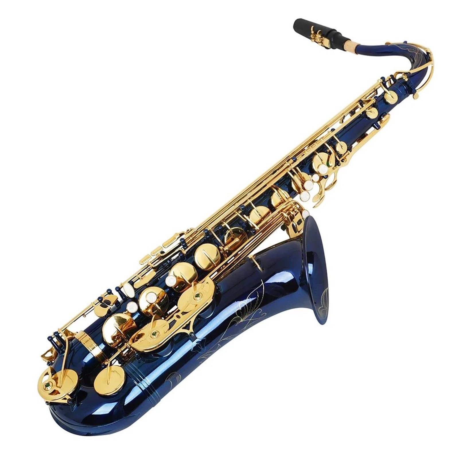 Saksofon Tenorowy Bb Profesjonalny Instrument Dęty Blaszany Muzyczny Z Akcesoriami