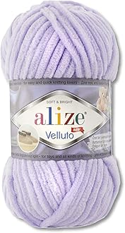 100 g Alize Velluto Wool in 30 Selections (146 | Purple)