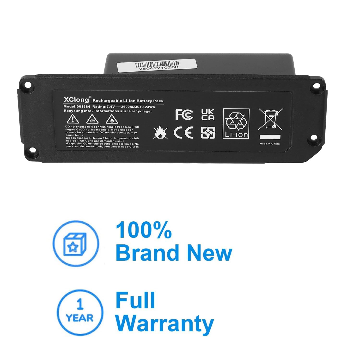 7.4V 2600MAH 19.24Wh 061384 061385 061386 063287 Bluetooth Speaker Batterie pour Bose SoundLink Mini Bluetooth Speaker I/Mini I