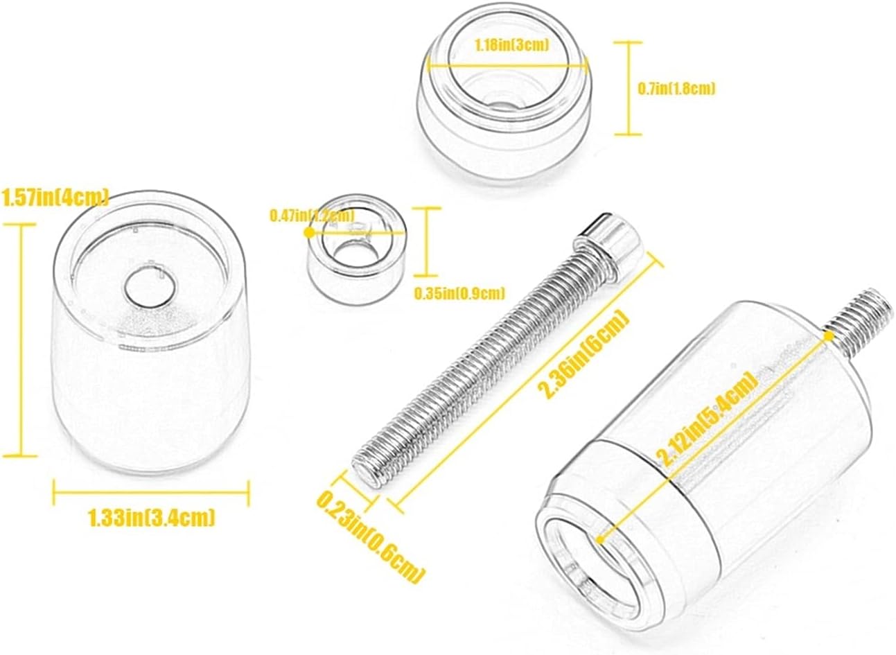 Compatible with B M W F800GS F 800 GS F800 GS F650GS Motorcycle Handlebar Grips Handle Bar Grip End Cap Plug Grips Bar Ends