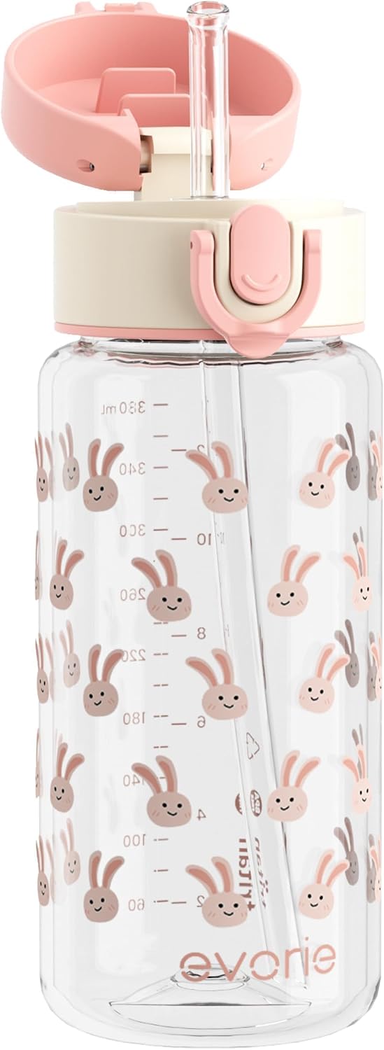 Evorie Tritan Kids Water Bottle Straw